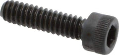 Made in USA - #10-24 UNC Hex Socket Drive, Socket Cap Screw - Alloy Steel, Black Oxide Finish, Fully Threaded, 3/4" Length Under Head - Eagle Tool & Supply