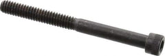 Made in USA - 1/4-20 UNC Hex Socket Drive, Socket Cap Screw - Alloy Steel, Black Oxide Finish, Partially Threaded, 2-3/4" Length Under Head - Eagle Tool & Supply