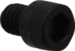 Made in USA - 5/16-18 UNC Hex Socket Drive, Socket Cap Screw - Alloy Steel, Black Oxide Finish, Fully Threaded, 3/8" Length Under Head - Eagle Tool & Supply