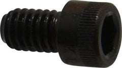 Made in USA - 5/16-18 UNC Hex Socket Drive, Socket Cap Screw - Alloy Steel, Black Oxide Finish, Fully Threaded, 1/2" Length Under Head - Eagle Tool & Supply
