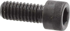 Made in USA - #10-32 UNF Hex Socket Drive, Socket Cap Screw - Alloy Steel, Black Oxide, Fully Threaded, 1" Length Under Head - Eagle Tool & Supply