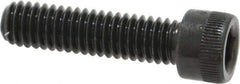 Made in USA - 5/16-18 UNC Hex Socket Drive, Socket Cap Screw - Alloy Steel, Black Oxide Finish, Fully Threaded, 1-1/4" Length Under Head - Eagle Tool & Supply
