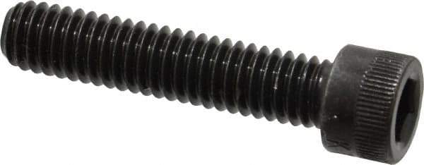 Made in USA - 5/16-18 UNC Hex Socket Drive, Socket Cap Screw - Alloy Steel, Black Oxide Finish, Fully Threaded, 1-1/2" Length Under Head - Eagle Tool & Supply