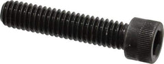 Made in USA - 5/16-18 UNC Hex Socket Drive, Socket Cap Screw - Alloy Steel, Black Oxide Finish, Fully Threaded, 1-1/2" Length Under Head - Eagle Tool & Supply