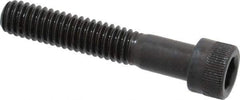 Made in USA - 5/16-18 UNC Hex Socket Drive, Socket Cap Screw - Alloy Steel, Black Oxide Finish, Partially Threaded, 1-3/4" Length Under Head - Eagle Tool & Supply