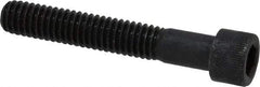 Made in USA - 5/16-18 UNC Hex Socket Drive, Socket Cap Screw - Alloy Steel, Black Oxide Finish, Partially Threaded, 2" Length Under Head - Eagle Tool & Supply