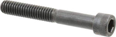 Made in USA - 5/16-18 UNC Hex Socket Drive, Socket Cap Screw - Alloy Steel, Black Oxide Finish, Partially Threaded, 2-1/4" Length Under Head - Eagle Tool & Supply
