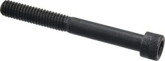 Made in USA - 5/16-18 UNC Hex Socket Drive, Socket Cap Screw - Alloy Steel, Black Oxide Finish, Partially Threaded, 2-3/4" Length Under Head - Eagle Tool & Supply