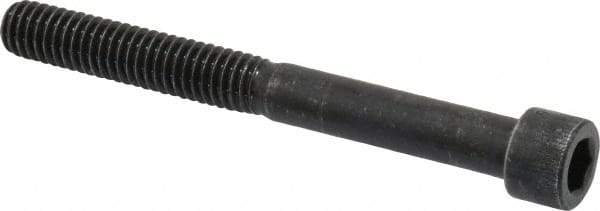 Made in USA - 5/16-18 UNC Hex Socket Drive, Socket Cap Screw - Alloy Steel, Black Oxide Finish, Partially Threaded, 3" Length Under Head - Eagle Tool & Supply