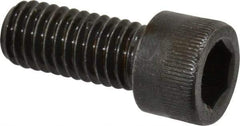 Made in USA - 3/8-16 UNC Hex Socket Drive, Socket Cap Screw - Alloy Steel, Black Oxide Finish, Fully Threaded, 7/8" Length Under Head - Eagle Tool & Supply