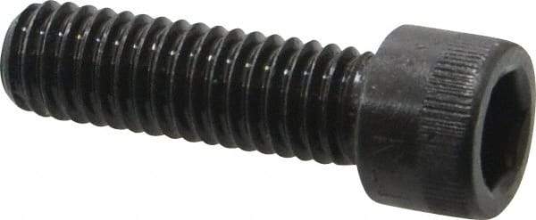 Made in USA - 3/8-16 UNC Hex Socket Drive, Socket Cap Screw - Alloy Steel, Black Oxide Finish, Fully Threaded, 1-1/4" Length Under Head - Eagle Tool & Supply