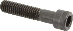 Made in USA - 3/8-16 UNC Hex Socket Drive, Socket Cap Screw - Alloy Steel, Black Oxide Finish, Partially Threaded, 1-3/4" Length Under Head - Eagle Tool & Supply