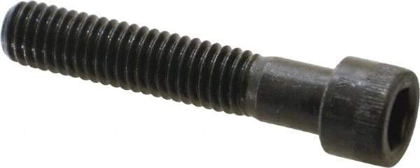 Made in USA - 3/8-16 UNC Hex Socket Drive, Socket Cap Screw - Alloy Steel, Black Oxide Finish, Partially Threaded, 2" Length Under Head - Eagle Tool & Supply