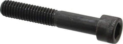 Made in USA - 3/8-16 UNC Hex Socket Drive, Socket Cap Screw - Alloy Steel, Black Oxide Finish, Partially Threaded, 2-1/4" Length Under Head - Eagle Tool & Supply