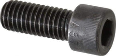 Made in USA - 1/2-13 UNC Hex Socket Drive, Socket Cap Screw - Alloy Steel, Black Oxide Finish, Fully Threaded, 1-1/4" Length Under Head - Eagle Tool & Supply