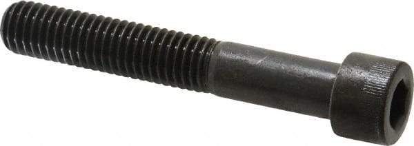 Made in USA - 1/2-13 UNC Hex Socket Drive, Socket Cap Screw - Alloy Steel, Black Oxide Finish, Partially Threaded, 3-1/4" Length Under Head - Eagle Tool & Supply