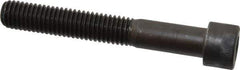 Made in USA - 1/2-13 UNC Hex Socket Drive, Socket Cap Screw - Alloy Steel, Black Oxide Finish, Partially Threaded, 3-1/2" Length Under Head - Eagle Tool & Supply