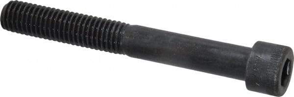 Made in USA - 1/2-13 UNC Hex Socket Drive, Socket Cap Screw - Alloy Steel, Black Oxide Finish, Partially Threaded, 4" Length Under Head - Eagle Tool & Supply