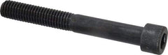 Made in USA - 1/2-13 UNC Hex Socket Drive, Socket Cap Screw - Alloy Steel, Black Oxide Finish, Partially Threaded, 4" Length Under Head - Eagle Tool & Supply