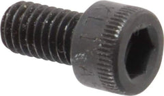 Made in USA - #10-32 UNF Hex Socket Drive, Socket Cap Screw - Alloy Steel, Black Oxide Finish, Fully Threaded, 3/8" Length Under Head - Eagle Tool & Supply