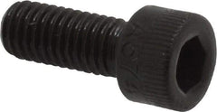 Made in USA - #10-32 UNF Hex Socket Drive, Socket Cap Screw - Alloy Steel, Black Oxide Finish, Fully Threaded, 1/2" Length Under Head - Eagle Tool & Supply
