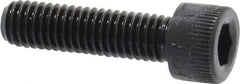 Made in USA - #10-32 UNF Hex Socket Drive, Socket Cap Screw - Alloy Steel, Black Oxide Finish, Fully Threaded, 3/4" Length Under Head - Eagle Tool & Supply