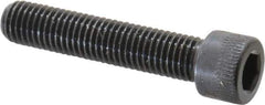 Made in USA - 1/4-28 UNF Hex Socket Drive, Socket Cap Screw - Alloy Steel, Black Oxide Finish, Fully Threaded, 1-1/4" Length Under Head - Eagle Tool & Supply