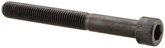 Made in USA - 1/4-28 UNF Hex Socket Drive, Socket Cap Screw - Alloy Steel, Black Oxide Finish, Partially Threaded, 2-1/4" Length Under Head - Eagle Tool & Supply