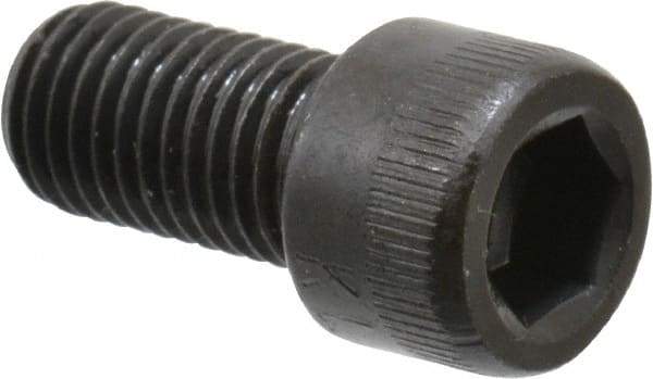 Made in USA - 5/16-24 UNF Hex Socket Drive, Socket Cap Screw - Alloy Steel, Black Oxide Finish, Fully Threaded, 5/8" Length Under Head - Eagle Tool & Supply