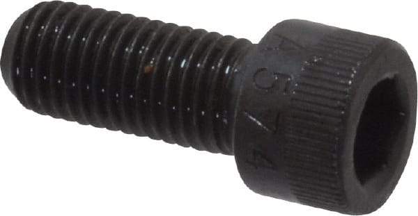 Made in USA - 5/16-24 UNF Hex Socket Drive, Socket Cap Screw - Alloy Steel, Black Oxide Finish, Fully Threaded, 3/4" Length Under Head - Eagle Tool & Supply