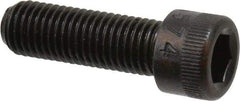 Made in USA - 5/16-24 UNF Hex Socket Drive, Socket Cap Screw - Alloy Steel, Black Oxide Finish, Fully Threaded, 1" Length Under Head - Eagle Tool & Supply