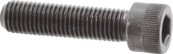 Made in USA - 5/16-24 UNF Hex Socket Drive, Socket Cap Screw - Alloy Steel, Black Oxide Finish, Fully Threaded, 1-1/4" Length Under Head - Eagle Tool & Supply