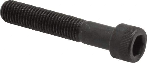 Made in USA - 5/16-24 UNF Hex Socket Drive, Socket Cap Screw - Alloy Steel, Black Oxide Finish, Partially Threaded, 1-3/4" Length Under Head - Eagle Tool & Supply