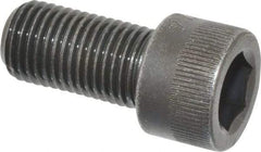 Made in USA - 3/8-24 UNF Hex Socket Drive, Socket Cap Screw - Alloy Steel, Black Oxide Finish, Fully Threaded, 3/4" Length Under Head - Eagle Tool & Supply