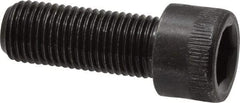 Made in USA - 3/8-24 UNF Hex Socket Drive, Socket Cap Screw - Alloy Steel, Black Oxide Finish, Fully Threaded, 1" Length Under Head - Eagle Tool & Supply
