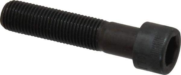 Made in USA - 3/8-24 UNF Hex Socket Drive, Socket Cap Screw - Alloy Steel, Black Oxide Finish, Partially Threaded, 1-3/4" Length Under Head - Eagle Tool & Supply