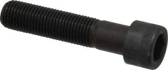 Made in USA - 3/8-24 UNF Hex Socket Drive, Socket Cap Screw - Alloy Steel, Black Oxide Finish, Partially Threaded, 1-3/4" Length Under Head - Eagle Tool & Supply