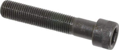 Made in USA - 3/8-24 UNF Hex Socket Drive, Socket Cap Screw - Alloy Steel, Black Oxide Finish, Partially Threaded, 2" Length Under Head - Eagle Tool & Supply