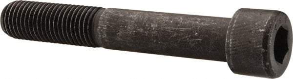 Made in USA - 3/8-24 UNF Hex Socket Drive, Socket Cap Screw - Alloy Steel, Black Oxide Finish, Partially Threaded, 2-1/4" Length Under Head - Eagle Tool & Supply