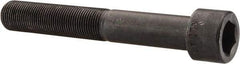 Made in USA - 3/8-24 UNF Hex Socket Drive, Socket Cap Screw - Alloy Steel, Black Oxide Finish, Partially Threaded, 3" Length Under Head - Eagle Tool & Supply
