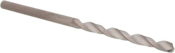 Guhring - 2.7mm 118° Solid Carbide Jobber Drill - Bright Finish, Right Hand Cut, Spiral Flute, Straight Shank, 61mm OAL, Faceted Point - Eagle Tool & Supply