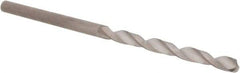 Guhring - 2.7mm 118° Solid Carbide Jobber Drill - Bright Finish, Right Hand Cut, Spiral Flute, Straight Shank, 61mm OAL, Faceted Point - Eagle Tool & Supply
