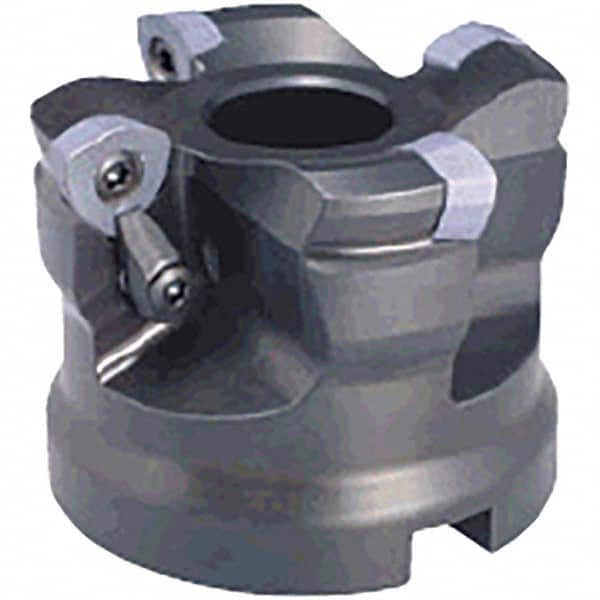Tungaloy - 2-1/2" Cut Diam, 3/4" Arbor Hole, Indexable High-Feed Face Mill - Eagle Tool & Supply