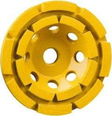 DeWALT - 4-1/2" Diam x 1" Thick, Surface Grinding Wheel - Diamond, Medium Grade, 13,300 Max RPM - Eagle Tool & Supply