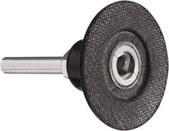 DeWALT - 3" Diam Quick-Change Disc Backing Pad - 1/4" Shank Diam, 20,000 RPM, Roloc Compatible - Eagle Tool & Supply