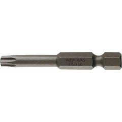 Wiha - T15 Power Bit - 1/4" Drive, 2" OAL - Eagle Tool & Supply