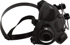 North - Series 7700, Size M Half Mask Respirator - 2-Point Suspension, Threaded Connection - Eagle Tool & Supply