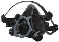 North - Series 7700, Size L Half Mask Respirator - 2-Point Suspension, Threaded Connection - Eagle Tool & Supply