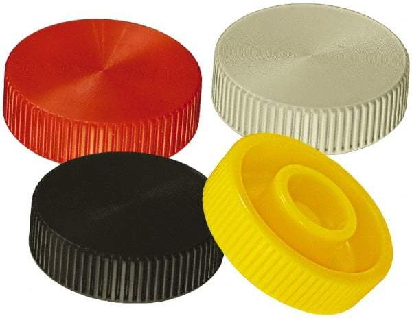 Made in USA - Knurled Plastic Thumb Screw - 26mm OAL, 26mm Head Diam x 9.8mm Head Height - Eagle Tool & Supply
