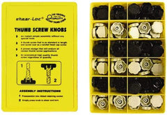 Made in USA - 150 Piece, Screw Assortment - Rosette Head - Eagle Tool & Supply